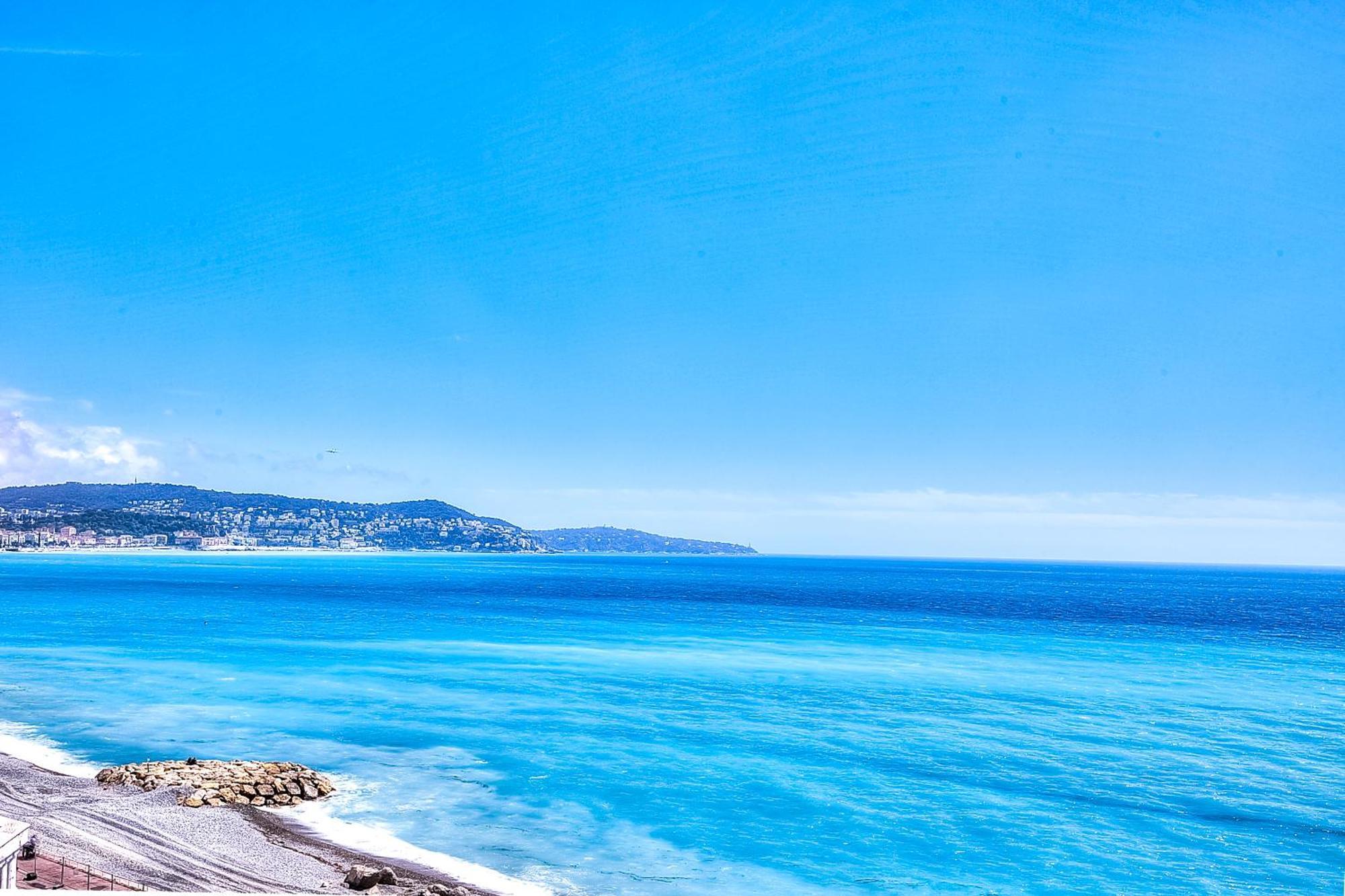 Le Florentina, Dernier Etage Avec Terrasse, Vue Sur La Baie Des Anges Nizza